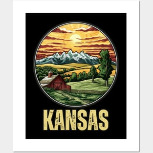 Kansas State USA Posters and Art